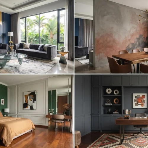 Warna Interior Artistic Modern untuk Ruang yang Berkarakter