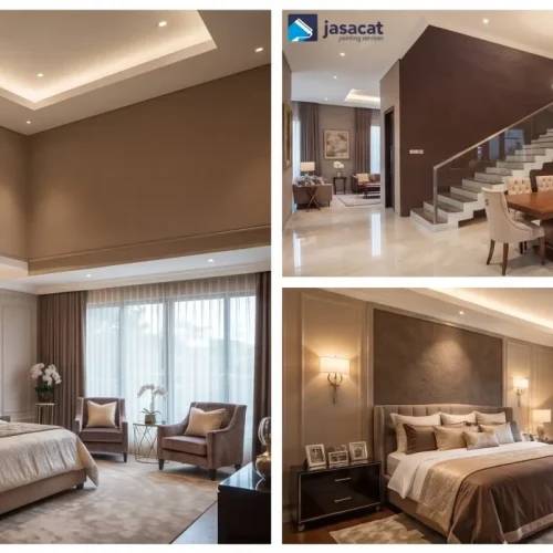 Hangat dan Mewah dengan Warna Mocha untuk Interior
