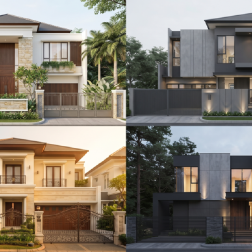 Jasa Cat Fasad Rumah Mewah Cilandak Berkualitas Premium