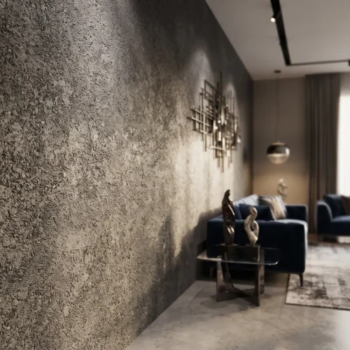 Jasa tekstur dinding SCBD untuk ruang luxury modern