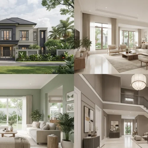 Palet Warna Rumah Kontemporer ala Hunian Premium Jakarta