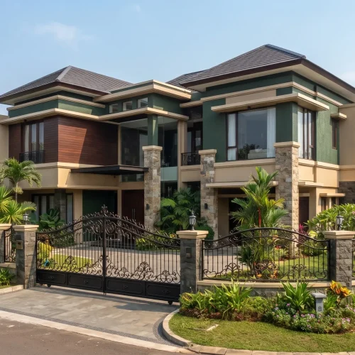 Pengecatan eksterior Foresta premium dengan hasil mewah
