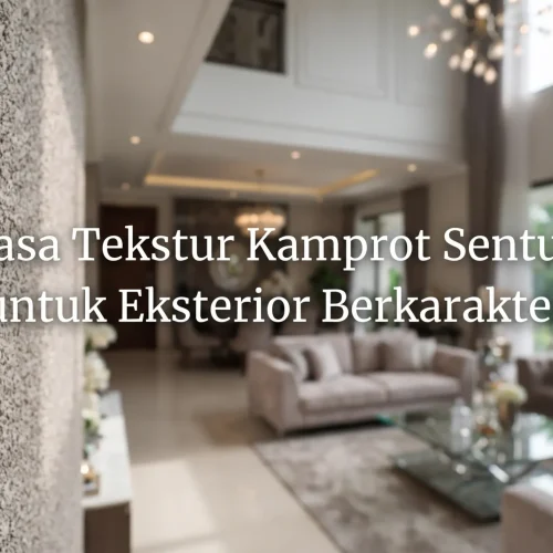 Jasa Tekstur Kamprot Sentul untuk Eksterior Berkarakter