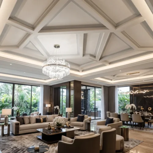 Jasa Cat Plafon Gypsum Modern Hasil Lebih Elegan