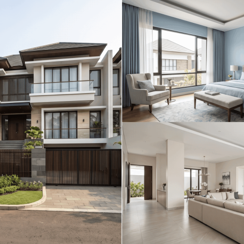 Layanan Pengecatan Cluster Elite dengan Arsitektur Modern