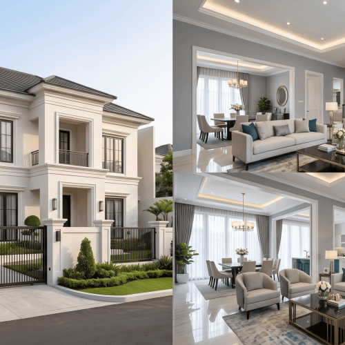 Cat Rumah Besar Vila Galaxy yang Artistik dan Tahan Lama