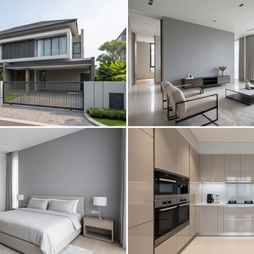 Warna Interior Minimalis Modern dari Cat Interior Bintaro Premier