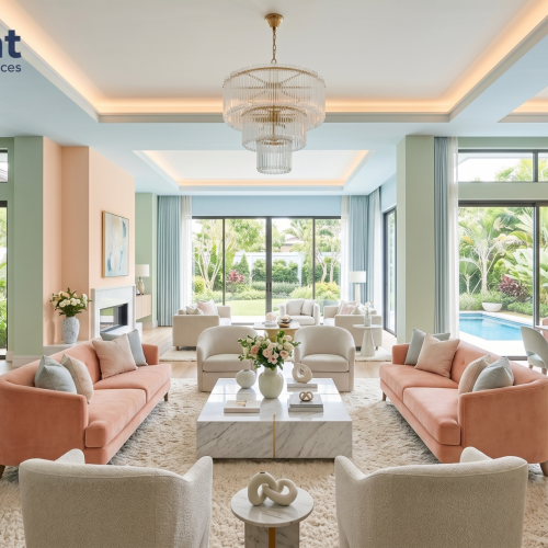 Lembutnya Cat Warna Pastel Muda Lengkapi Interior Rumah Anda