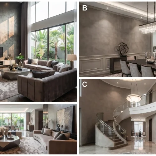 Cat Tekstur Modern Bekasi Selatan untuk Hunian Elegan