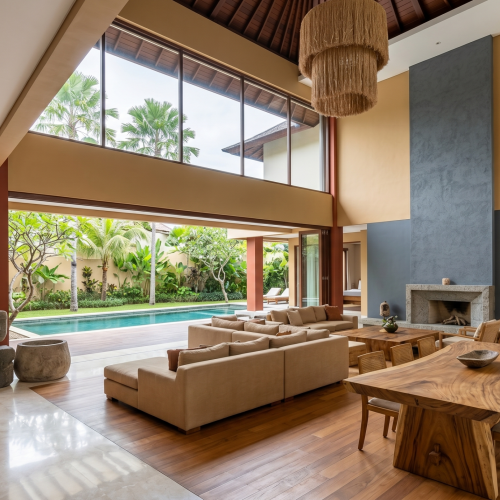Cat Elit Dharmawangsa Residence untuk Gaya Resort Look