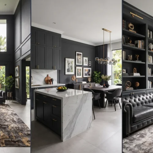 Cat Warna Charcoal untuk Interior Rumah di Kebayoran Baru