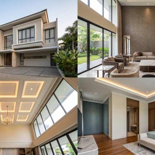 Jasa Cat Rumah Mewah BSD dengan Finishing Premium