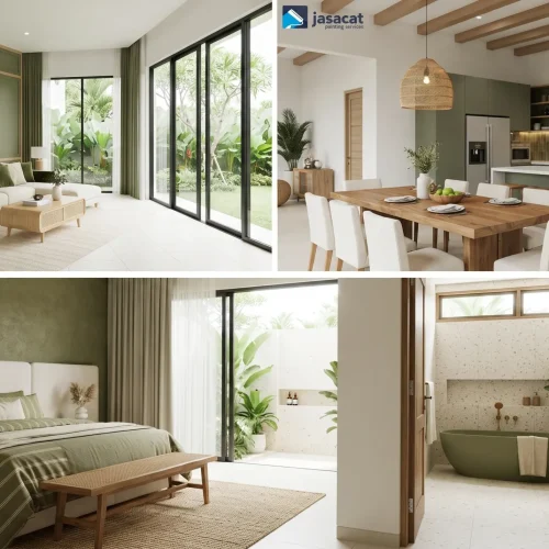 Cat Interior Luxury Tebet untuk Rumah Minimalis Elegan