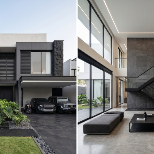 Pengecatan Skema Monokrom untuk Rumah Minimalis Premium
