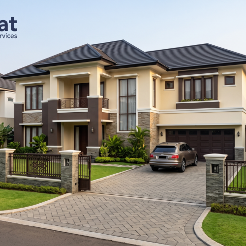 Jasa Cat Exterior Rumah Mewah Elegan dan Tahan Lama