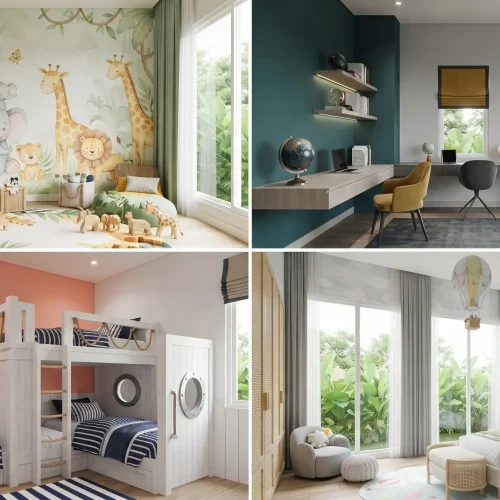 Inspirasi Warna Kamar Anak untuk Rumah di Gading Serpong