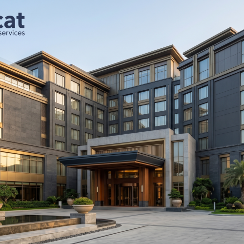 Jasa Cat Gedung Hotel dengan Finishing Elegan