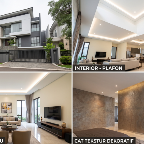 Pengecatan Hunian SouthCity, Perpaduan Warna & Kemewahan