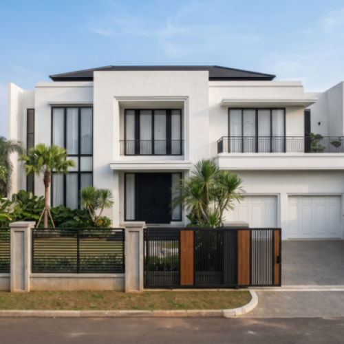 Gaya Modern Tropis untuk Pengecatan Rumah Gunawarman