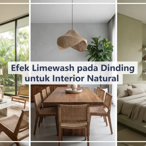 Efek Limewash pada Dinding untuk Interior Natural