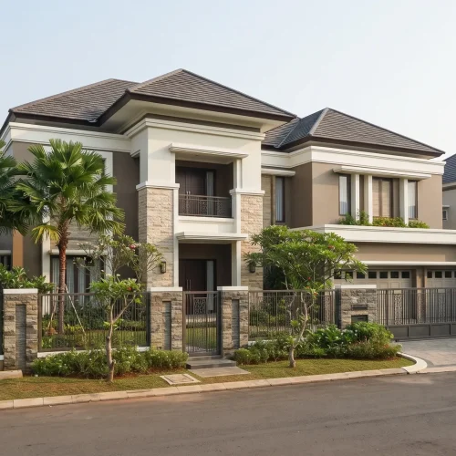 Pengecatan Eksterior Rasuna Said dengan Warna Premium