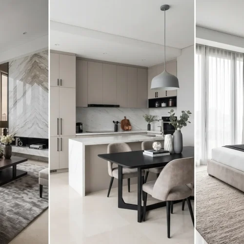 Cat Interior Eksklusif Mega Kuningan dengan Palet Luxury