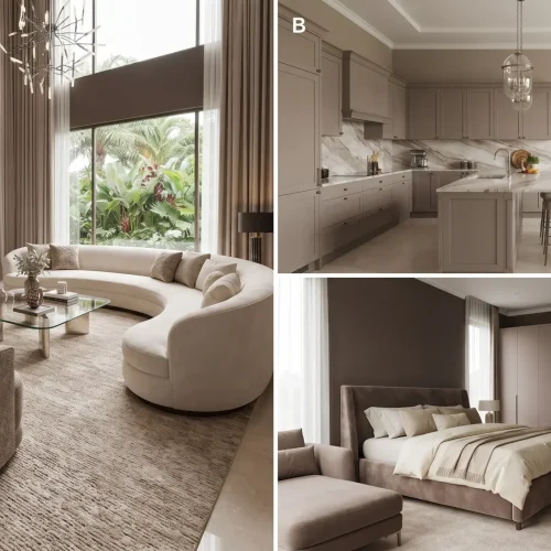 Taupe Color Palette untuk Interior Hunian di Alam Sutera