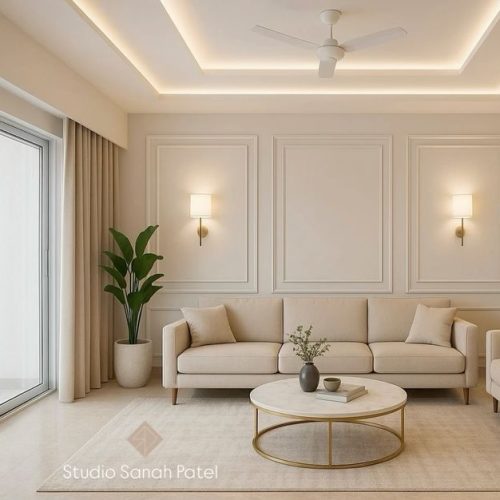 Kombinasi Netral Chic dari Cat Interior Mozia BSD