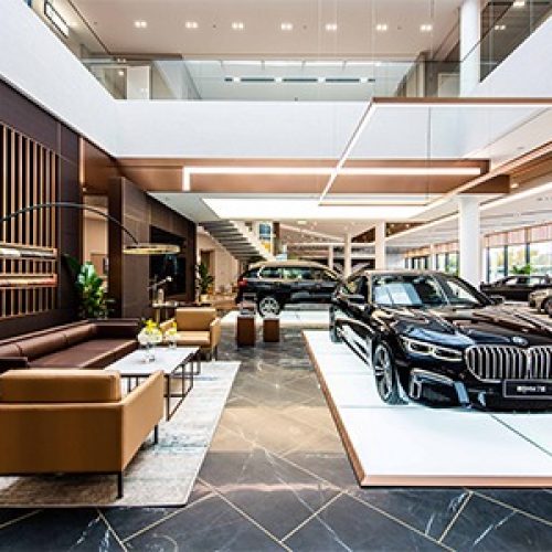 Pengecatan Showroom Mobil Mewah di Jakarta Barat