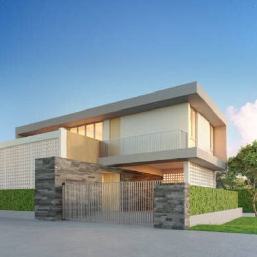 Cat Eksterior Rumah Elite Cilandak untuk Fasad Tahan Lama