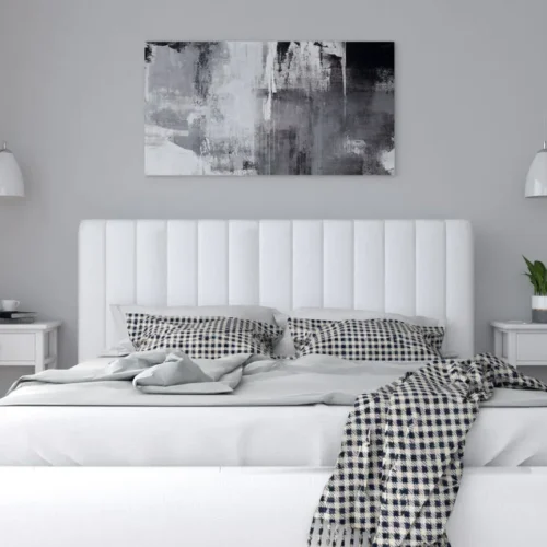 Ide Dinding Aksen Abu-abu Untuk Kamar Tidur